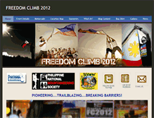 Tablet Screenshot of freedomclimb2012.weebly.com