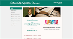 Desktop Screenshot of mcenglish.weebly.com