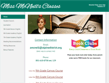 Tablet Screenshot of mcenglish.weebly.com
