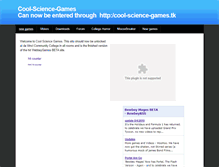 Tablet Screenshot of cool-science-games.weebly.com