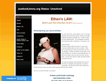 Tablet Screenshot of justice4jenna.weebly.com