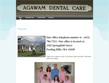 Tablet Screenshot of agawamdentalcare.weebly.com