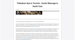 Desktop Screenshot of palladiumspa.weebly.com
