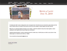 Tablet Screenshot of kevinandlacey.weebly.com