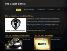 Tablet Screenshot of ironclutchfitness.weebly.com