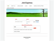 Tablet Screenshot of jobexpress.weebly.com