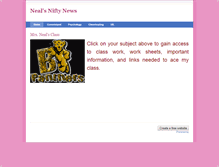 Tablet Screenshot of nealsclass.weebly.com