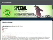 Tablet Screenshot of canadianparkas.weebly.com