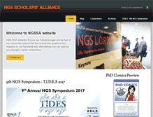 Tablet Screenshot of ngssa.weebly.com