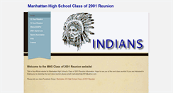 Desktop Screenshot of manhattanhighschoolclassof2001.weebly.com