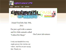 Tablet Screenshot of lightscameralps.weebly.com