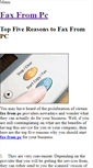 Mobile Screenshot of faxfrompc01.weebly.com