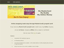 Tablet Screenshot of mymastercard.weebly.com