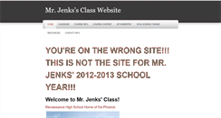 Desktop Screenshot of mrjenks.weebly.com