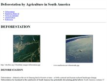 Tablet Screenshot of deforestationbyagriculture.weebly.com