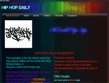 Tablet Screenshot of brandnehiphopdaily.weebly.com