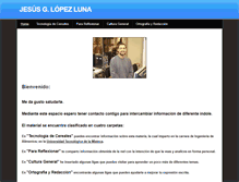 Tablet Screenshot of lopezlunajesus.weebly.com