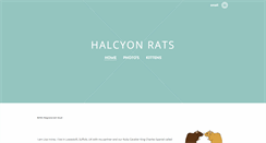 Desktop Screenshot of halcyonrats.weebly.com