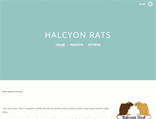 Tablet Screenshot of halcyonrats.weebly.com
