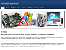 Tablet Screenshot of heavenscreativityuk.weebly.com
