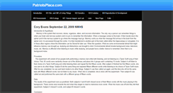 Desktop Screenshot of patriotsplace.weebly.com