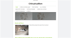 Desktop Screenshot of chihuahuamom.weebly.com