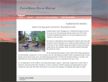 Tablet Screenshot of fairemoonrescue.weebly.com