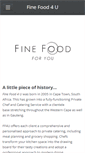 Mobile Screenshot of finefood4u.weebly.com