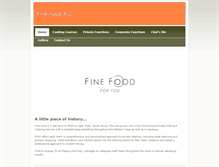 Tablet Screenshot of finefood4u.weebly.com