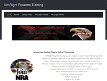 Tablet Screenshot of aimrightfirearms.weebly.com