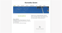 Desktop Screenshot of koromiko7.weebly.com