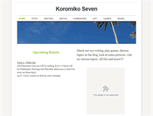 Tablet Screenshot of koromiko7.weebly.com