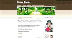 Desktop Screenshot of chosenwomen.weebly.com