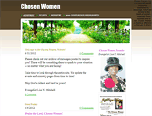 Tablet Screenshot of chosenwomen.weebly.com