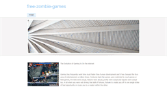 Desktop Screenshot of free-zombie-game.weebly.com