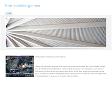 Tablet Screenshot of free-zombie-game.weebly.com