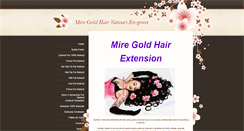 Desktop Screenshot of mire-gold-hair.weebly.com