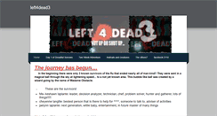 Desktop Screenshot of left4deadiii.weebly.com