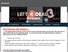 Tablet Screenshot of left4deadiii.weebly.com