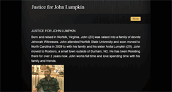 Desktop Screenshot of justice4johnlumpkin.weebly.com