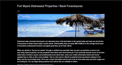 Desktop Screenshot of fortmyersdistressedbankforeclosures.weebly.com