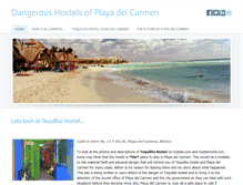 Tablet Screenshot of dangeroushostelsplayadelcarmen.weebly.com