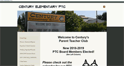 Desktop Screenshot of centuryelementaryptc.weebly.com
