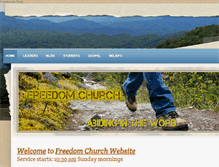 Tablet Screenshot of freedom2church.weebly.com