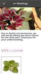 Mobile Screenshot of apluswedding.weebly.com