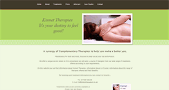 Desktop Screenshot of kismettherapies.weebly.com