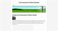 Desktop Screenshot of carinsuranceonlinequotes.weebly.com