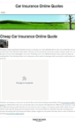 Mobile Screenshot of carinsuranceonlinequotes.weebly.com