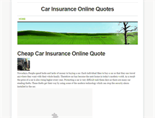 Tablet Screenshot of carinsuranceonlinequotes.weebly.com