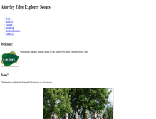 Tablet Screenshot of alderleyexplorers.weebly.com